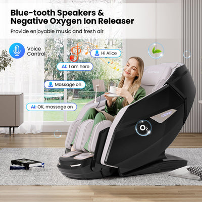 Kenzo 41 4D Dual-Roller Zero Gravity Massage Chair