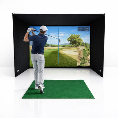 GolfBays SimBox Golf Simulator Enclosure – 7 Sizes Available