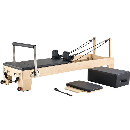 VEVOR Wooden Pilates Reformer Machine
