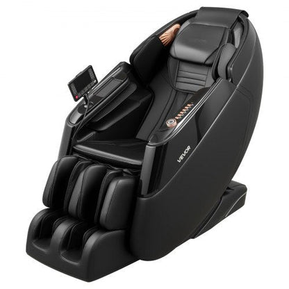 Massage Chair, 4D Zero-Gravity Full Body Massage Chair with Extendable Footrest, Automatic Modes, Airbags, Waist & Leg Heating, Bluetooth Speaker, Touchscreen Control, for Home and Office Use