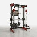 Functional Smith Trainer Built for Strength Training, 11-Gauge Steel Frame, Dual Pulley System, Multi-Grip Pull-Up