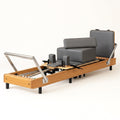 Pilates Reformer Built for Studio Performance, Aircraft-Grade Aluminum, 8-Wheel Carriage, Quick-Adjust Footbar