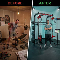 IronCrest Apex S900 Functional Smith Trainer — Before & After