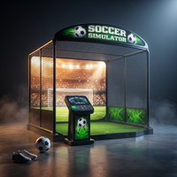 StrikerZone ProVision Immersive Soccer Simulator — Studio Shot