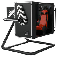 Flight Simulator Motion Pod Built for Immersive Training, Steel Frame, Gimbal Motion System, Racing Harness